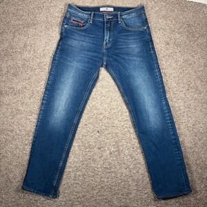 Tommy Hilfiger Men Original Jeans Freedom Fit Blue Wash 31x28